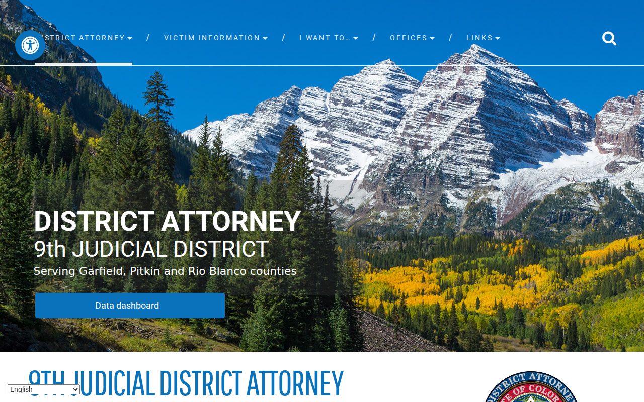 Ninth Judicial District Attorney official website serving Rio Blanco County